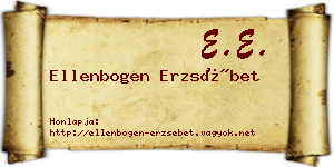 Ellenbogen Erzsébet névjegykártya