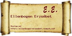 Ellenbogen Erzsébet névjegykártya